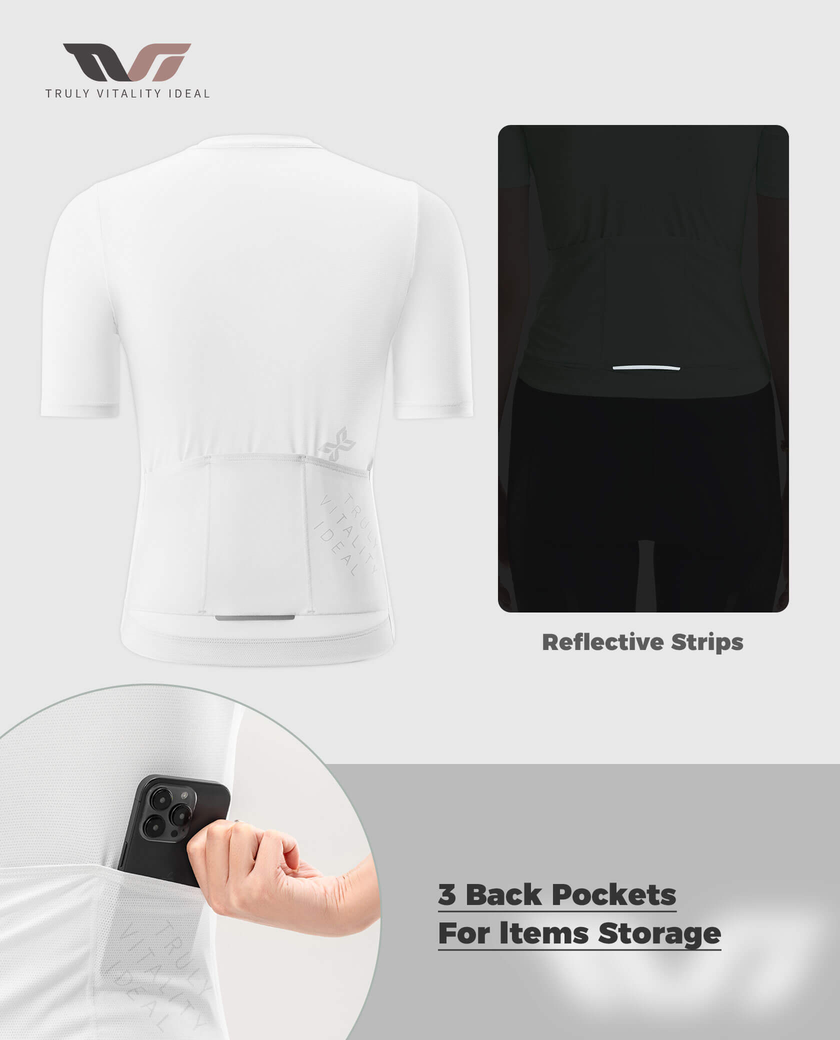 Women's TVI Solid Color Short-Sleeve Cycling Jersey - OVERLANDERS Outfitter