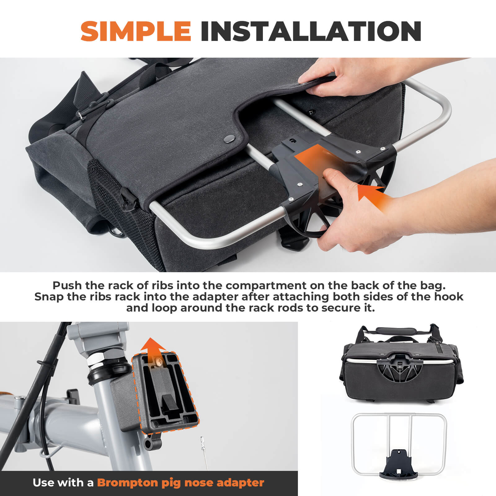 Folding Bike Handlebar Bag & Shoulder Bag  - 8L - OVERLANDERS Outfitter