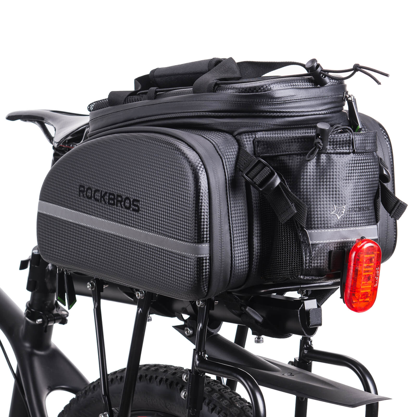 ROCKBROS Bike Rear Rack Bag Waterproof Multifunctional Bike Trunk Bag - OVERLANDERS Outfitter