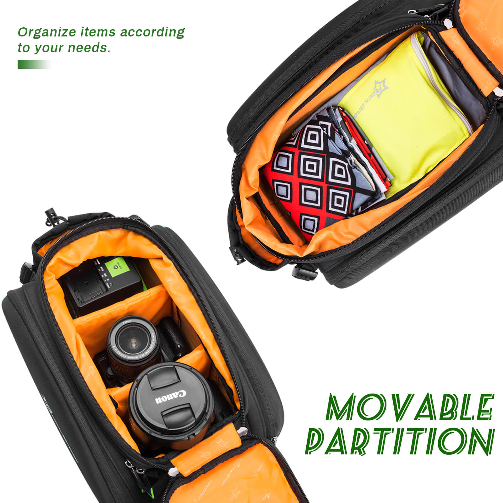 ROCKBROS Bike Rear Rack Bag Waterproof Multifunctional Bike Trunk Bag - OVERLANDERS Outfitter