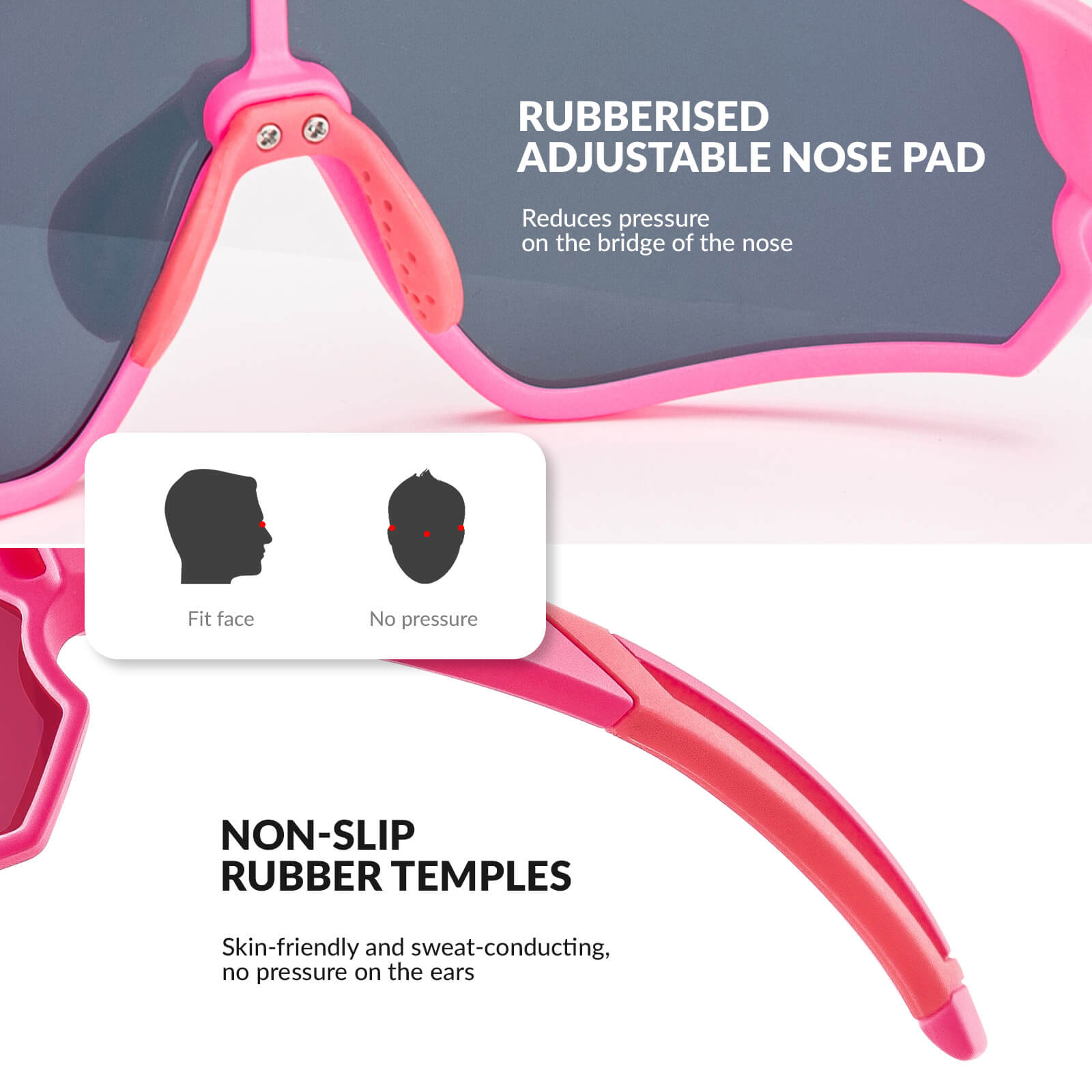 ROCKBROS Kids Polarized Cycling Sunglasses UV400 Bike Glasses - OVERLANDERS Outfitter