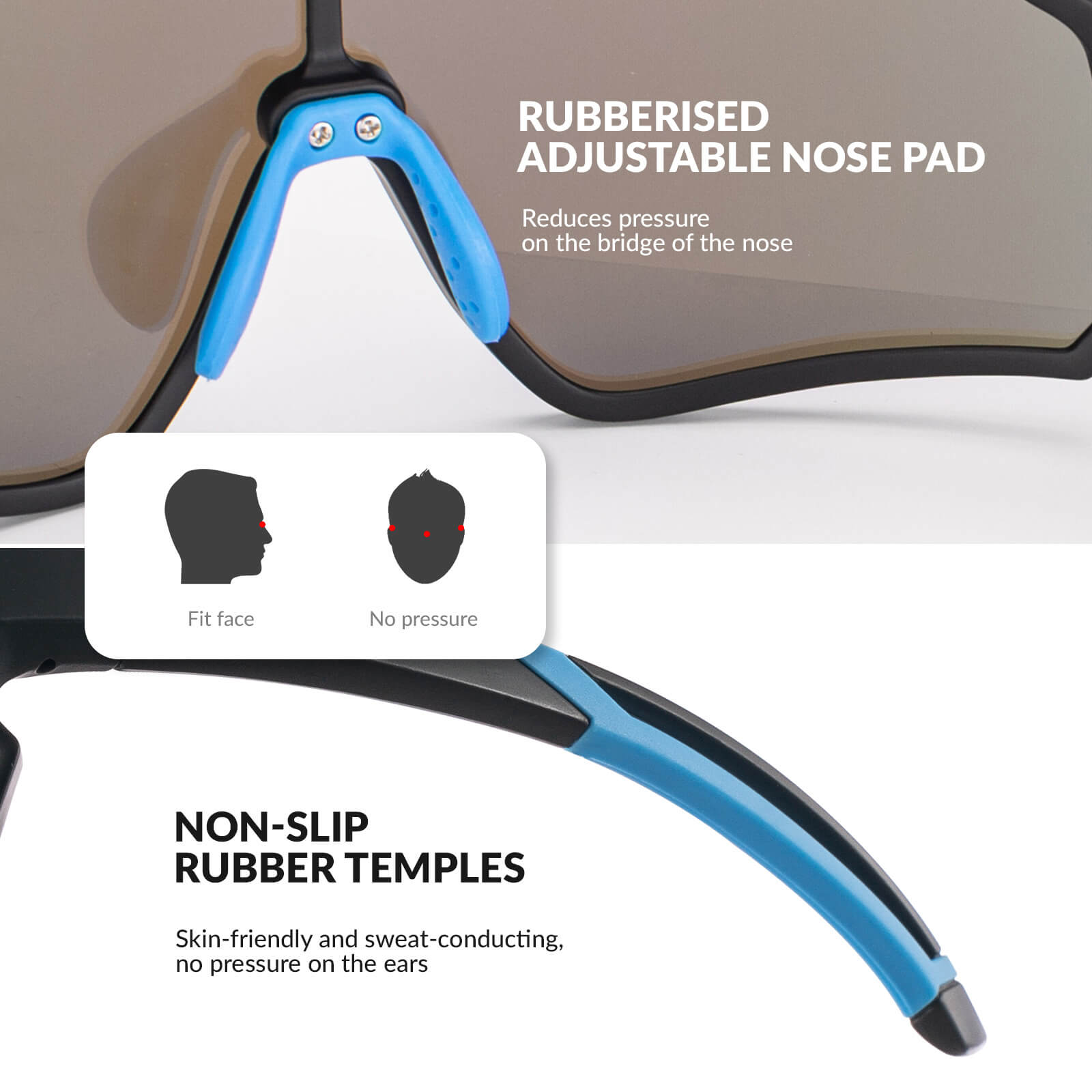 ROCKBROS Kids Polarized Cycling Sunglasses UV400 Bike Glasses - OVERLANDERS Outfitter