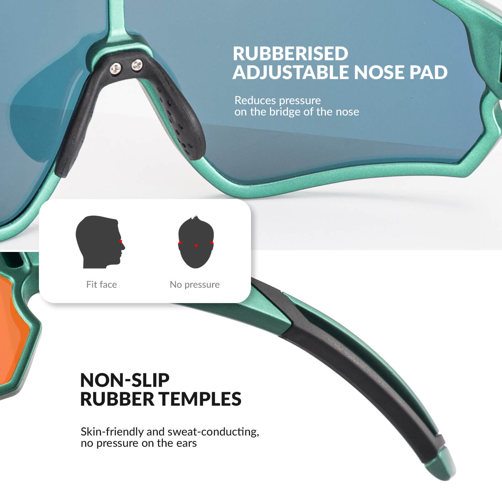 ROCKBROS Kids Polarized Cycling Sunglasses UV400 Bike Glasses - OVERLANDERS Outfitter