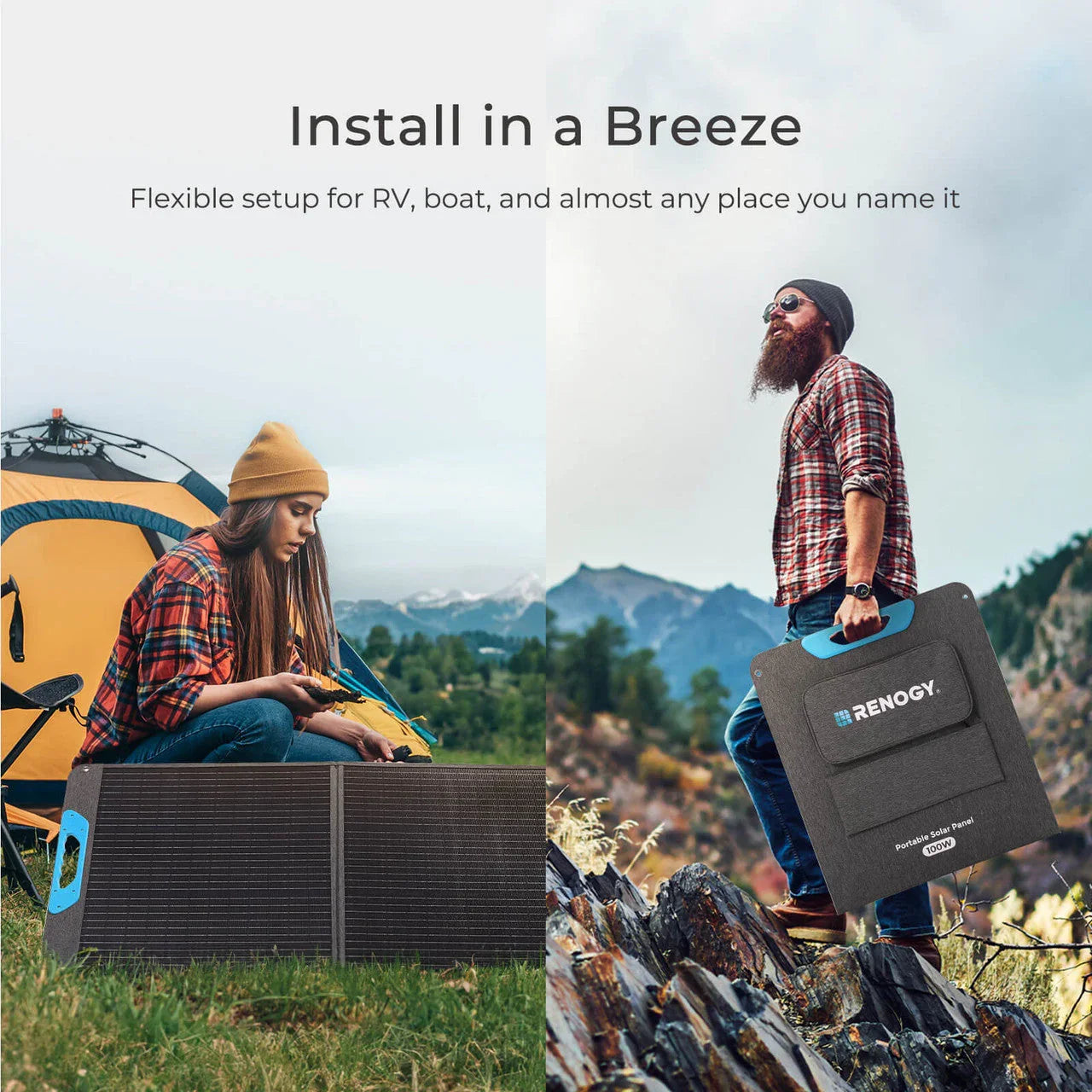 Renogy E.FLEX 100W Portable Solar Panel - We The Collective