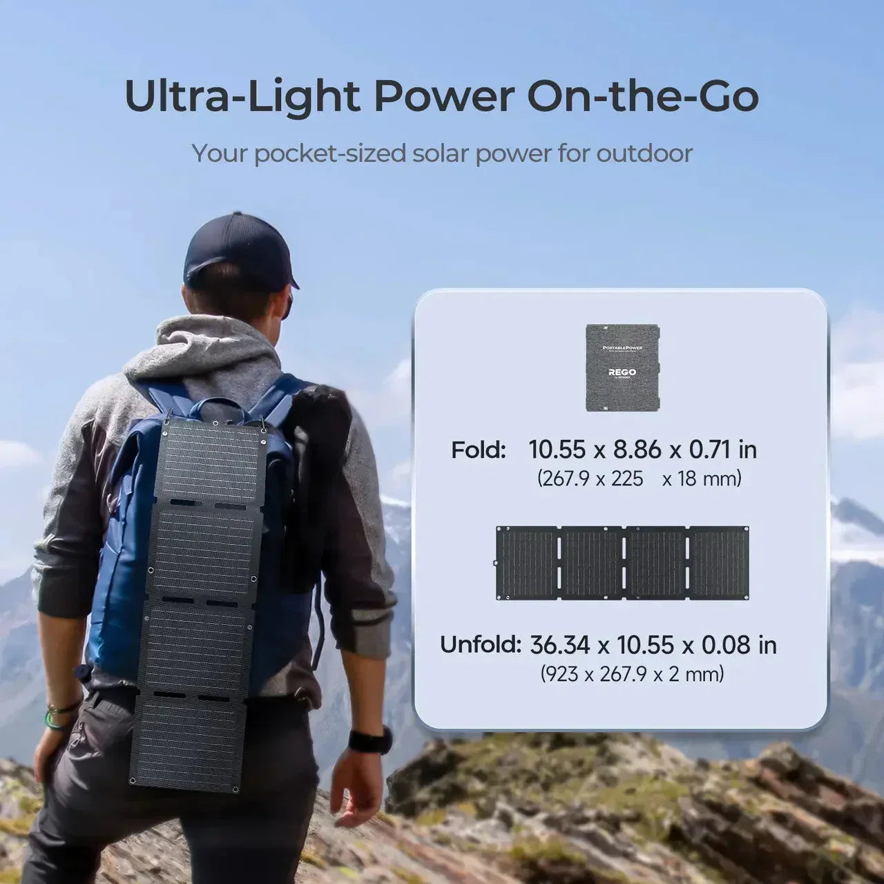 Renogy E.FLEX-SE 30W PRO Portable Solar Panel - OVERLANDERS Outfitter