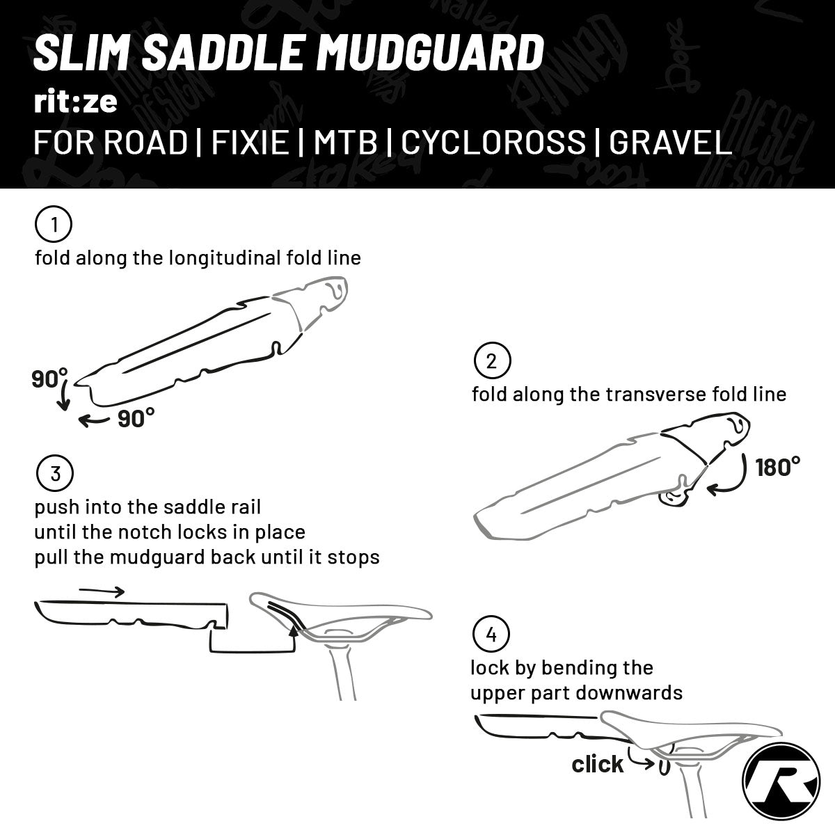 Riesel Design - Rear Mudguard - RIT:ZE - OVERLANDERS Outfitter