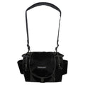 Gotta Go Gotta Throw Revolution Carolina Team V3 disc golf bag in onyx black with multiple compartments and sturdy carrying straps.