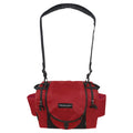 Gotta Go Gotta Throw Revolution Carolina Team V3 disc golf bag in crimson with multiple compartments and adjustable straps.