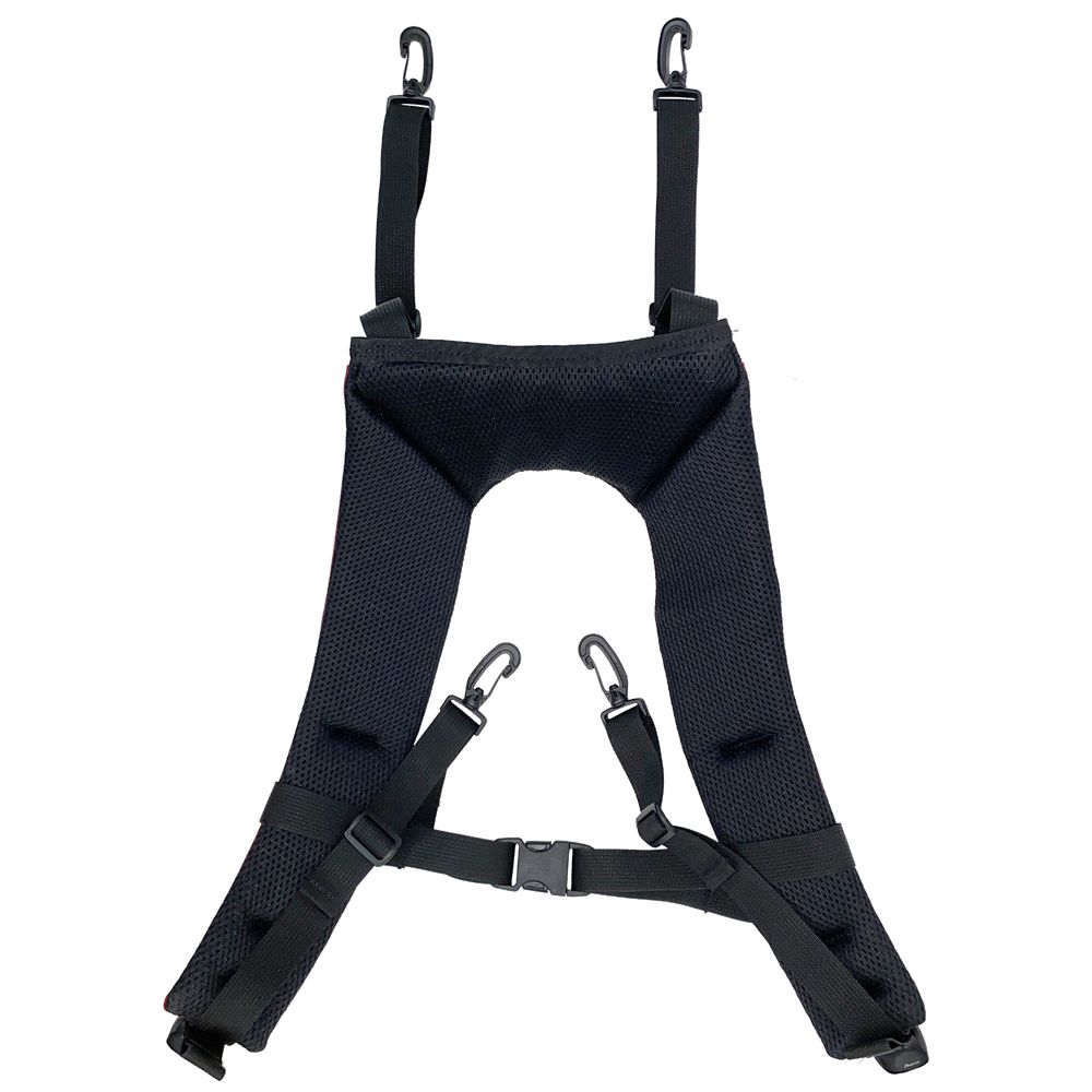 Gotta Go Gotta Throw Revolution Carolina Team V3 disc golf bag in rust with adjustable straps and multiple storage compartments.