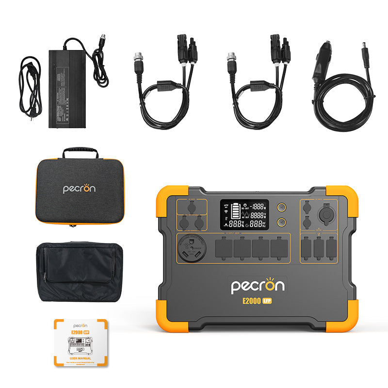 PECRON E2000LFP Expandable Portable Power Station 2000W 1920Wh - We The Collective