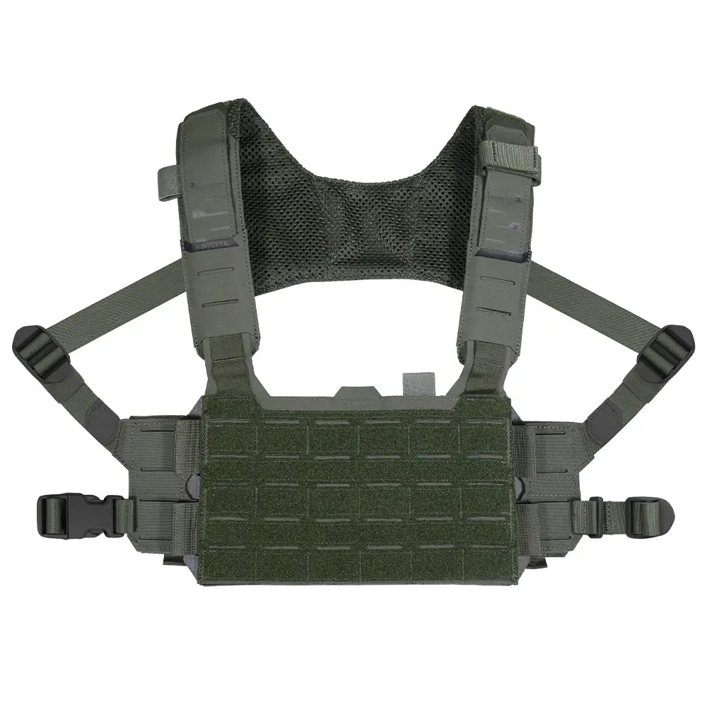 Ranger green HCC Tactical Reaper Rig tactical gear with adjustable straps and multiple pouches for military or outdoor use.