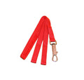 Reflective dog and cat leash from QuakeKits, featuring a durable nylon strap with reflective stitching for safety during walks.