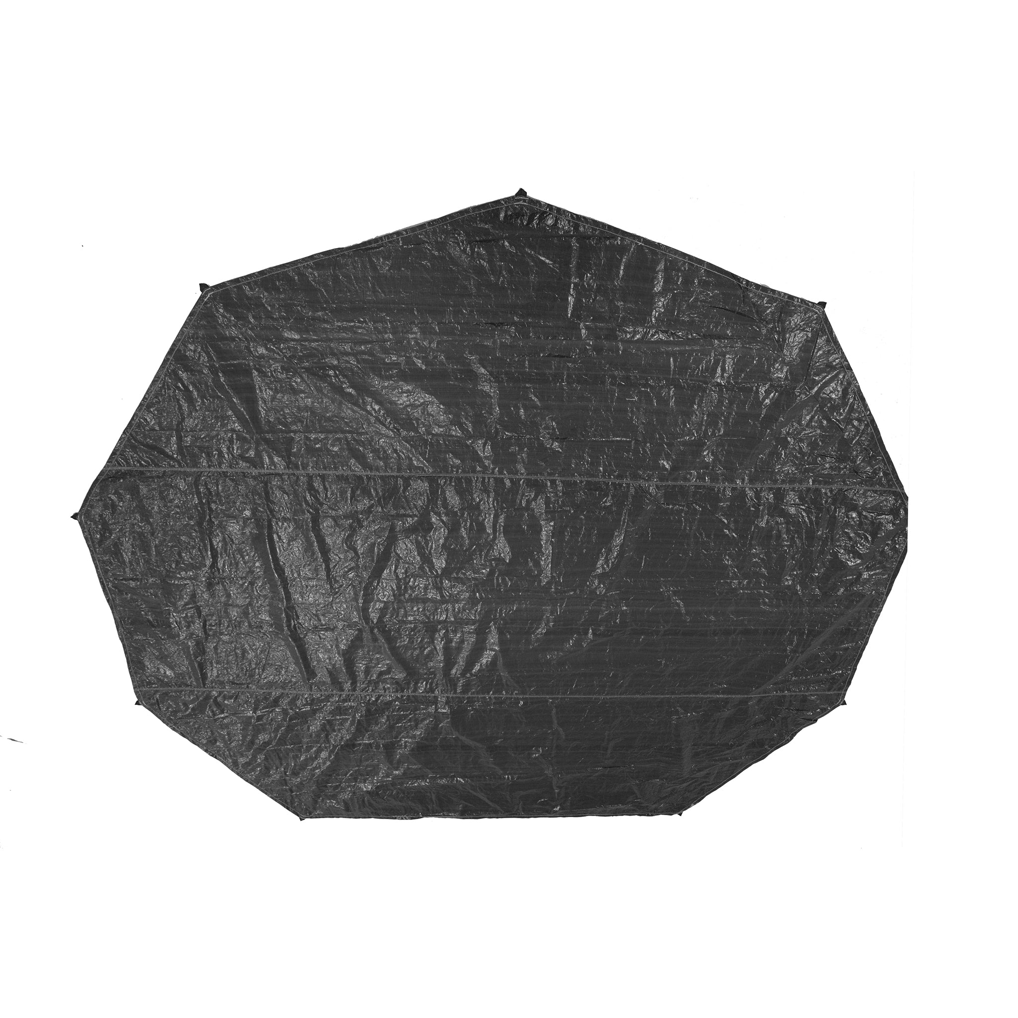 White Duck Outdoors 13-foot Regatta Bell Tent ground tarp, waterproof tent groundsheet with reinforced edges for outdoor camping.