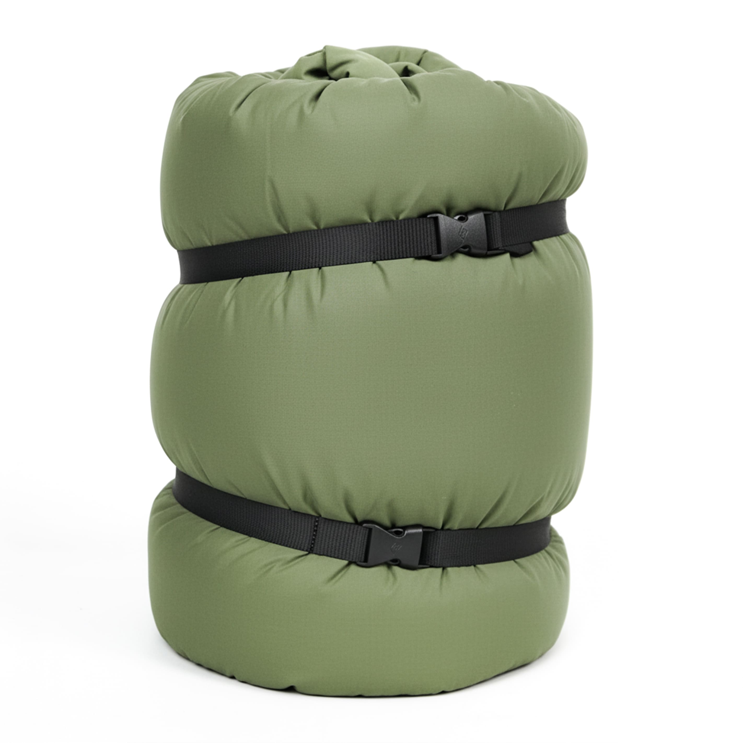 White Duck Outdoors Slumbernest™ sleeping bag designed for 20°F cold weather camping, shown laid out with insulation features visible.
