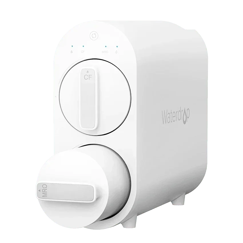Green Vista Living Waterdrop reverse osmosis water filtration system G2P600 for home use with sleek design and multiple filter stages.