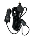 Rexing M3 Charger with built-in GPS logger connected to a vehicle dashboard, showing charging port and GPS device features.