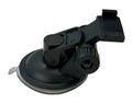Rexing suction cup mount for V1PSE, V1GW-4K, and V1PGW-4K dash cams, shown attached to a vehicle window.