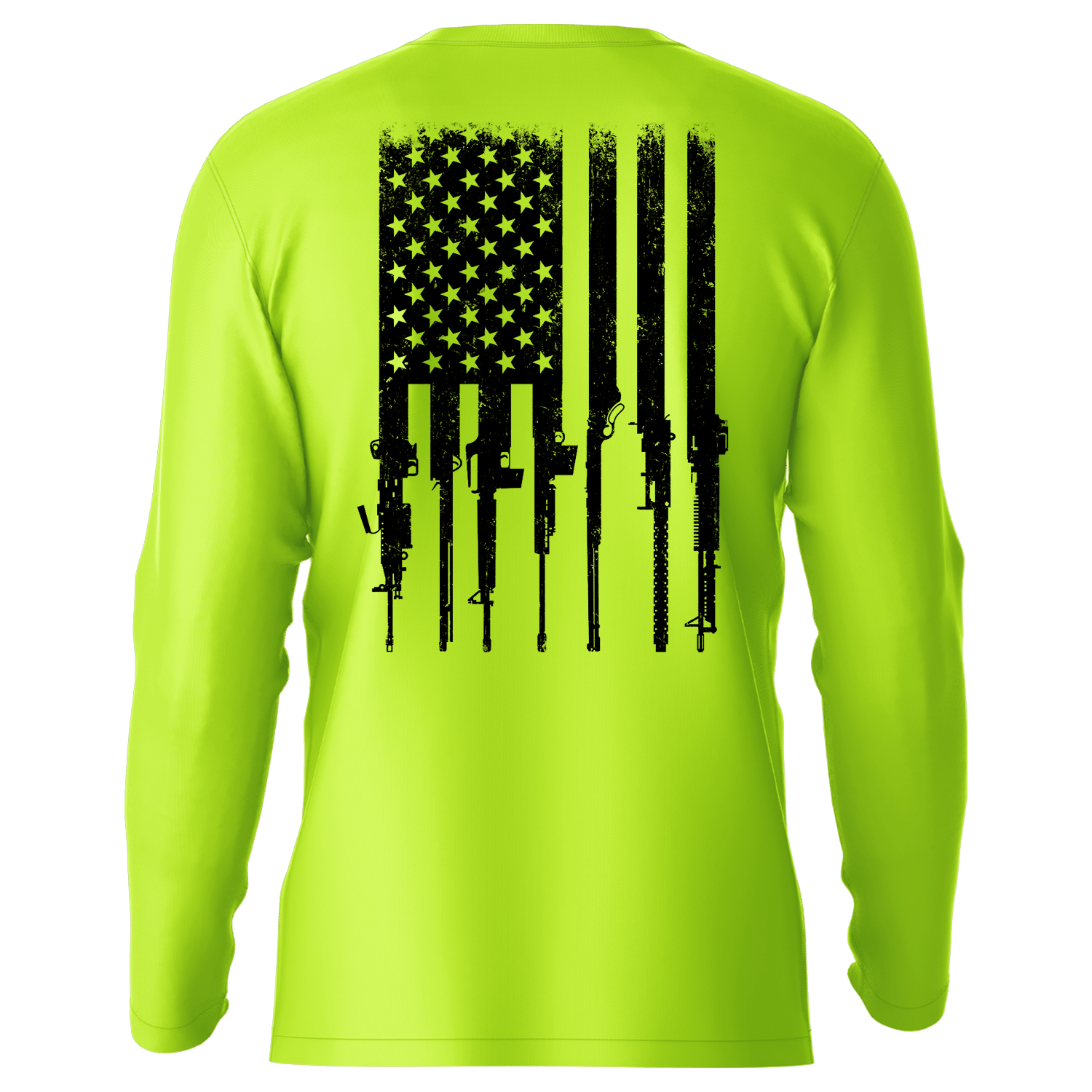 Rifle Flag - Hi-Visibility UPF 50 Long Sleeve Sun Shirt - OVERLANDERS Outfitter