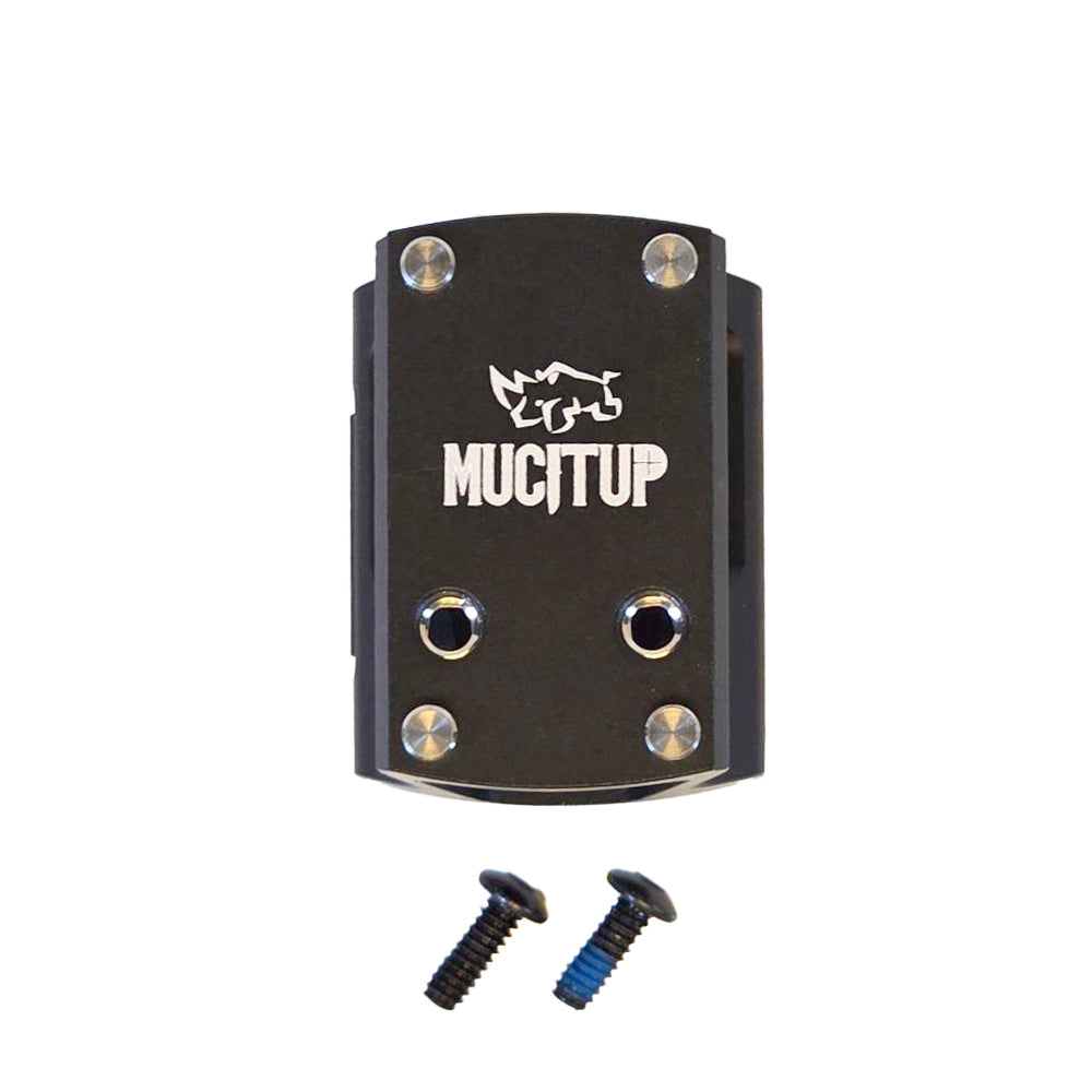 MUCTAC RMSc high mount riser, 1.26-inch T6061 aluminum optic accessory for rifles, designed for precision mounting.