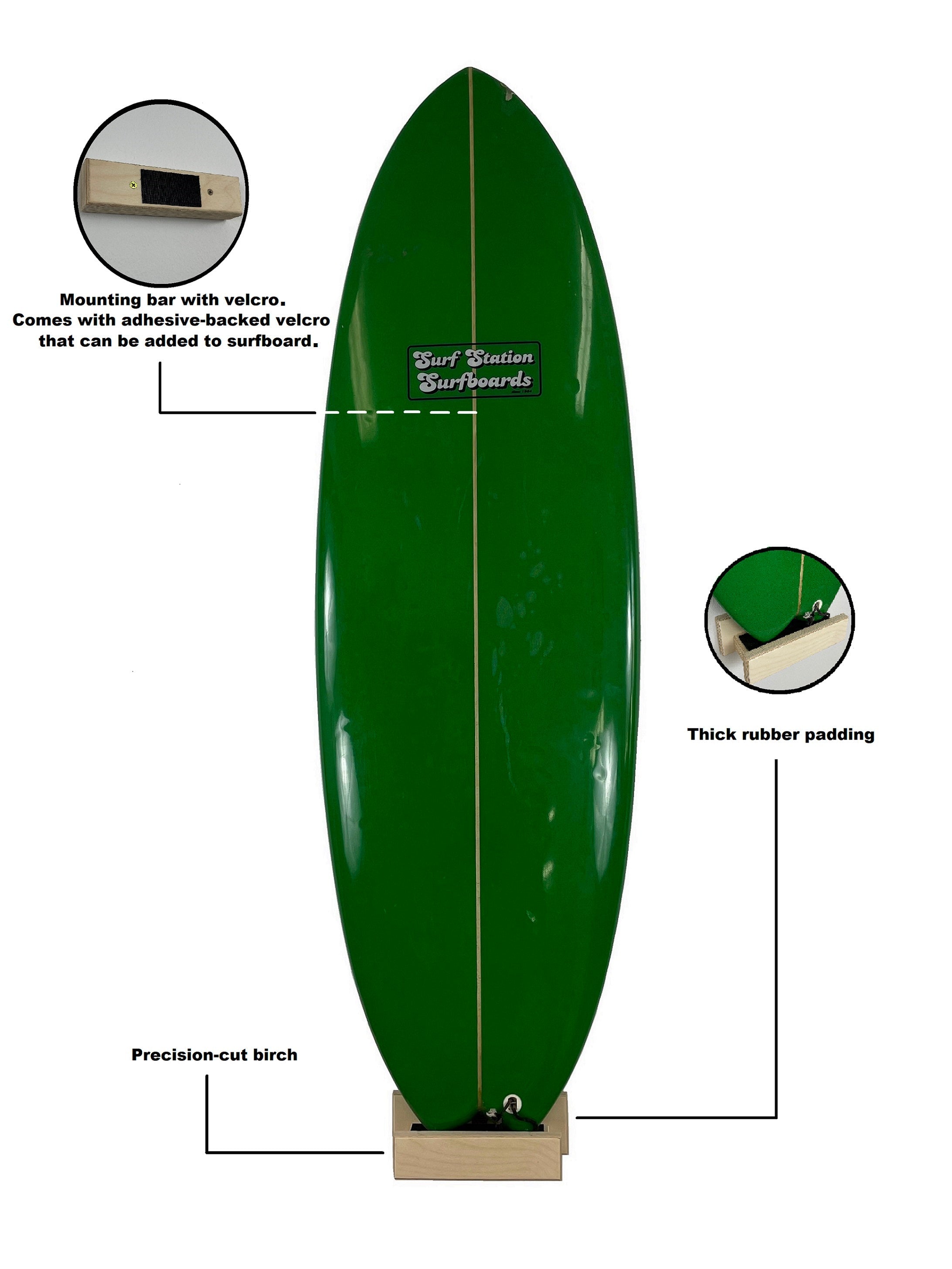 THE ROGUE single surfboard wall rack - OVERLANDERS Outfitter