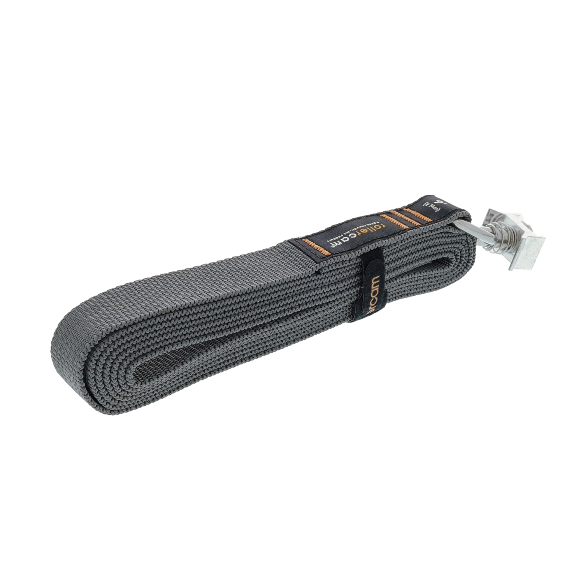 Rollercam L Track kit with truck bed tie-down straps, 9-foot length for secure cargo fastening.