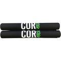 Cor Surf round roof rack pad for surfboards and SUPs, available in 19-inch short or 28-inch long, designed for secure vehicle transport.