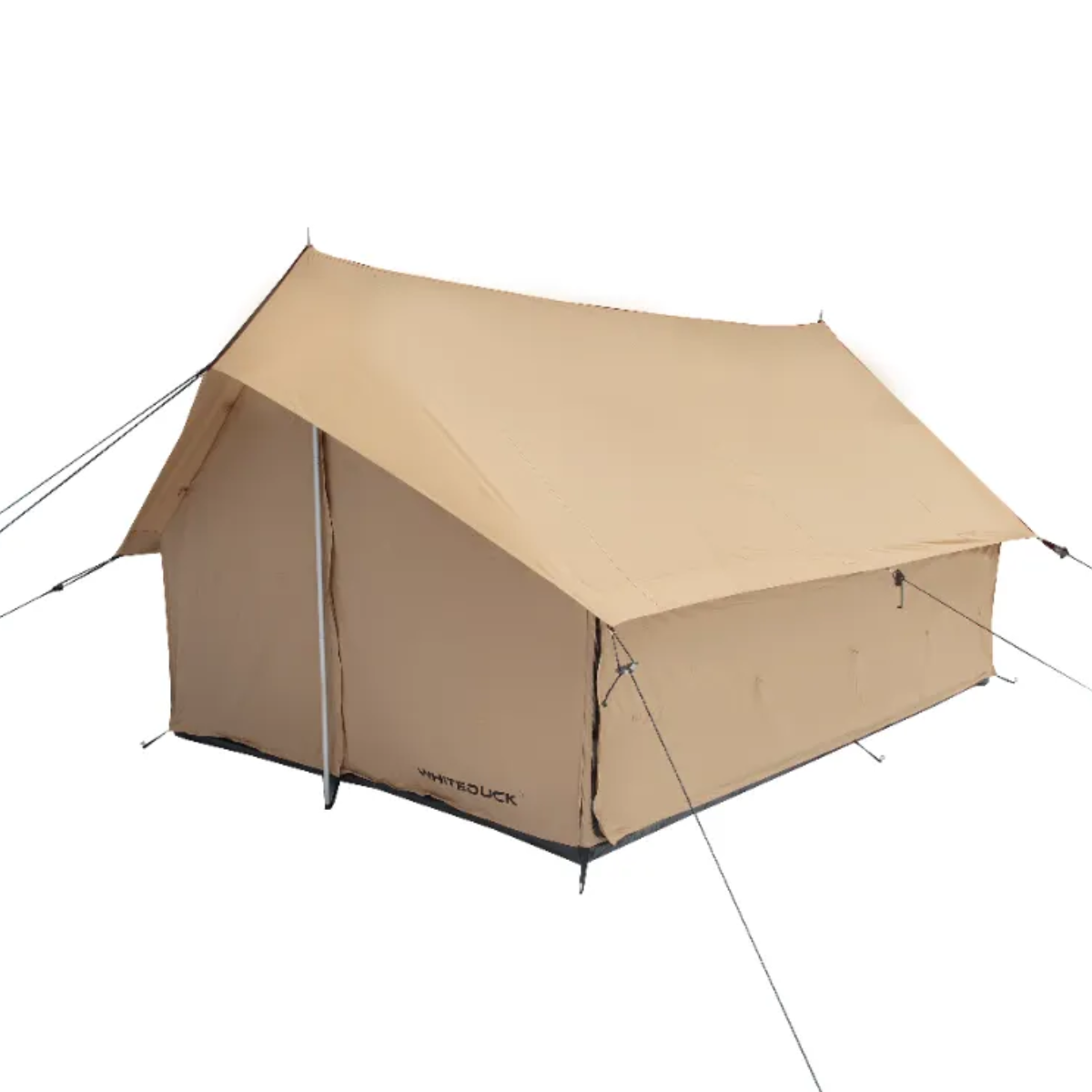 White Duck Outdoors Rover Scout Tent fully closed, showcasing durable fabric and compact design for outdoor camping adventures.