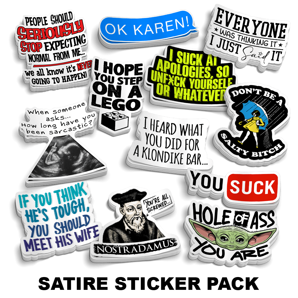 Satire Sticker Pack - OVERLANDERS Outfitter