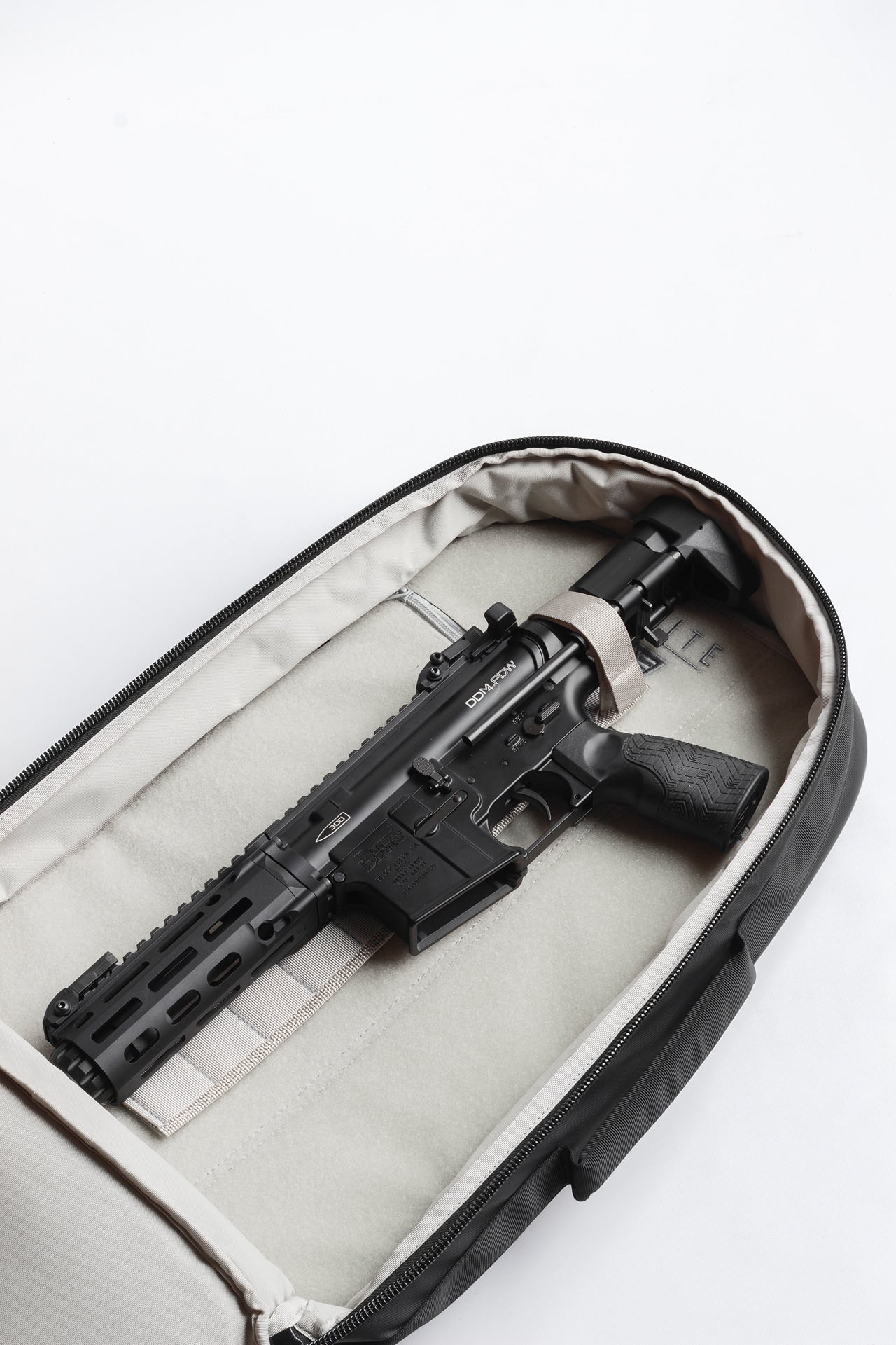 Elite Survival Systems STEALTH SBR Backpack in black, featuring multiple compartments and padded straps for comfort.