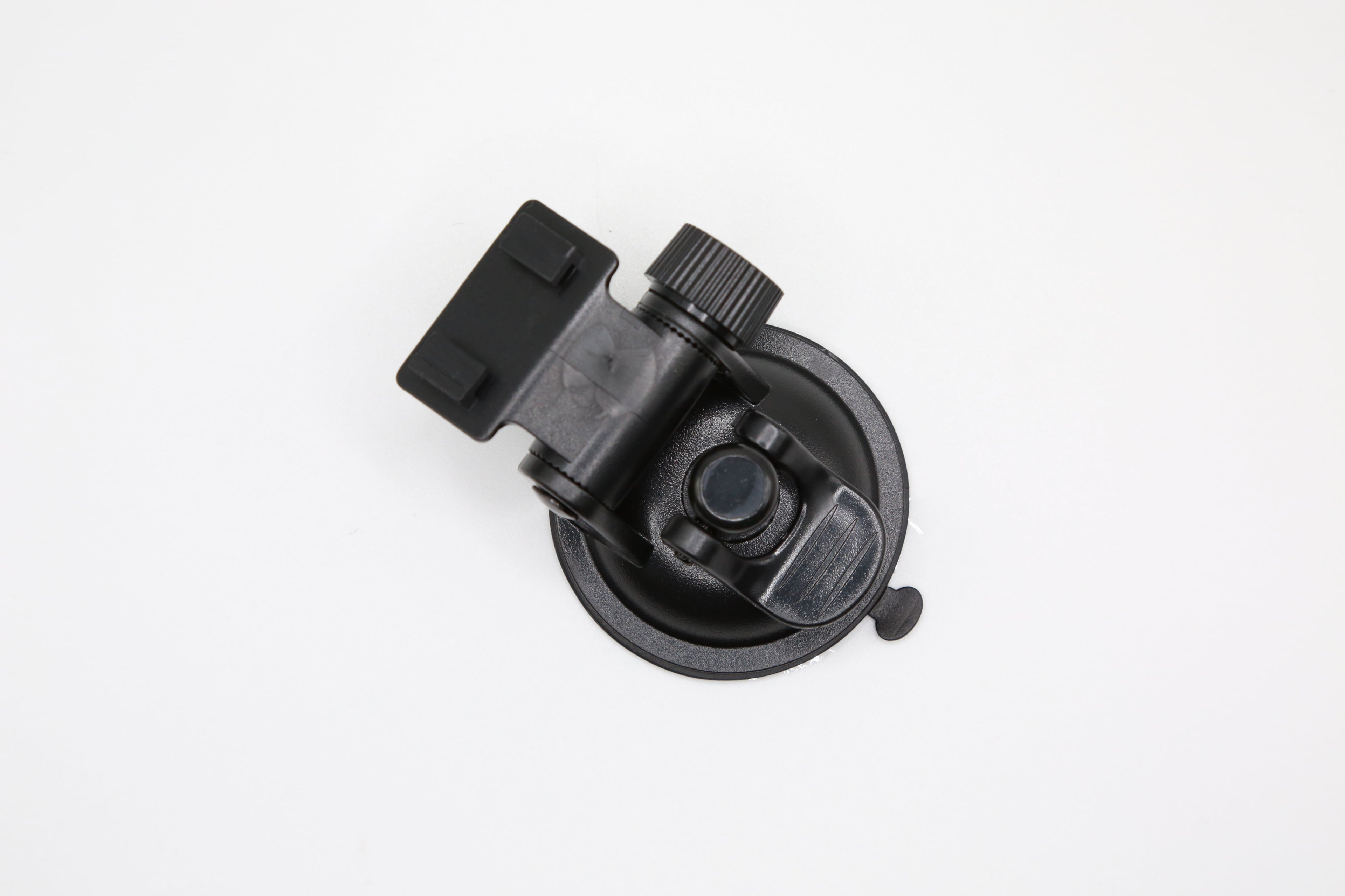 Rexing suction cup mount for V1P Flex X4 and RH2 Series dash cam, featuring a strong, secure attachment for vehicles.