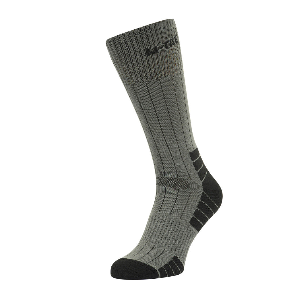 M-TAC Tactical Ranger mid calf socks featuring durable fabric and reinforced design for outdoor activities.