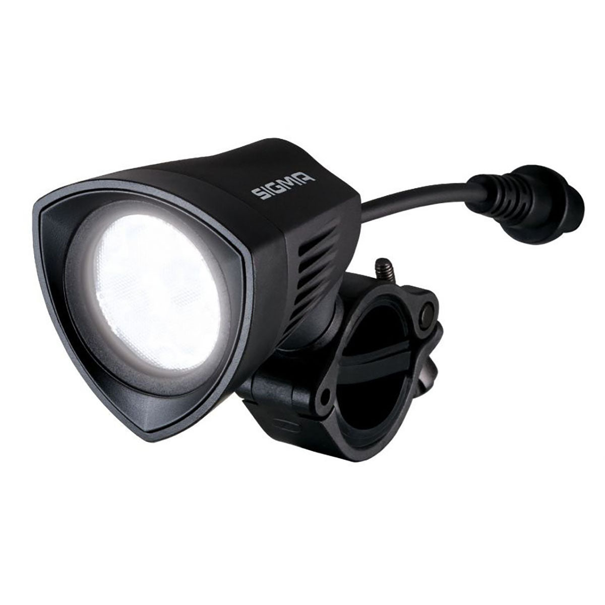 ZEITBIKE SIGMA Light BUSTER 2000 bicycle power light mounted on a bicycle for high visibility and illumination.