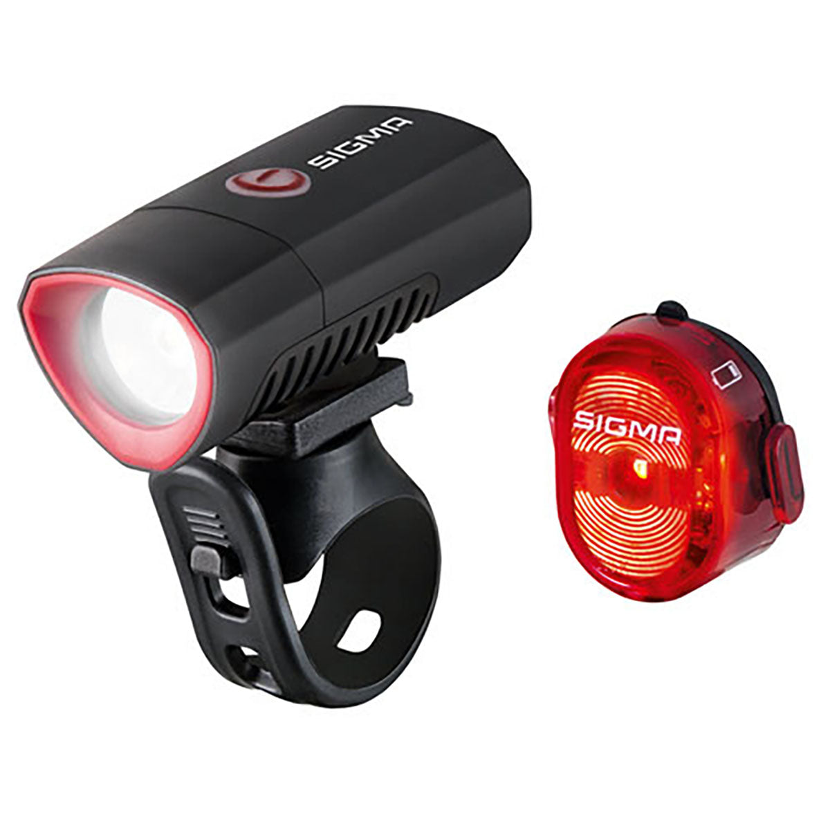 ZEITBIKE SIGMA Light BUSTER 300 bicycle power light with Nugget II flash mounted on a bicycle handlebar.