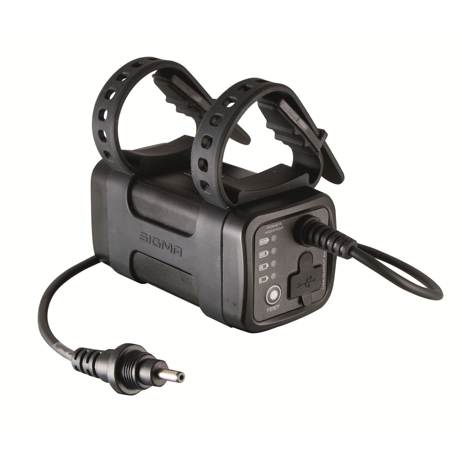 ZEITBIKE Sigma Buster 2000 bicycle light battery pack for high-performance bike lighting systems.
