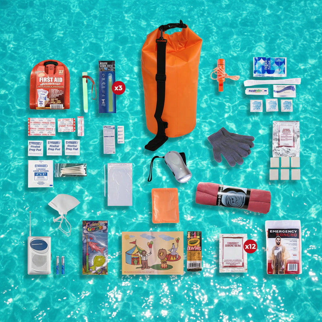 Survival Kit for Children, Dry Bag - OVERLANDERS Outfitter