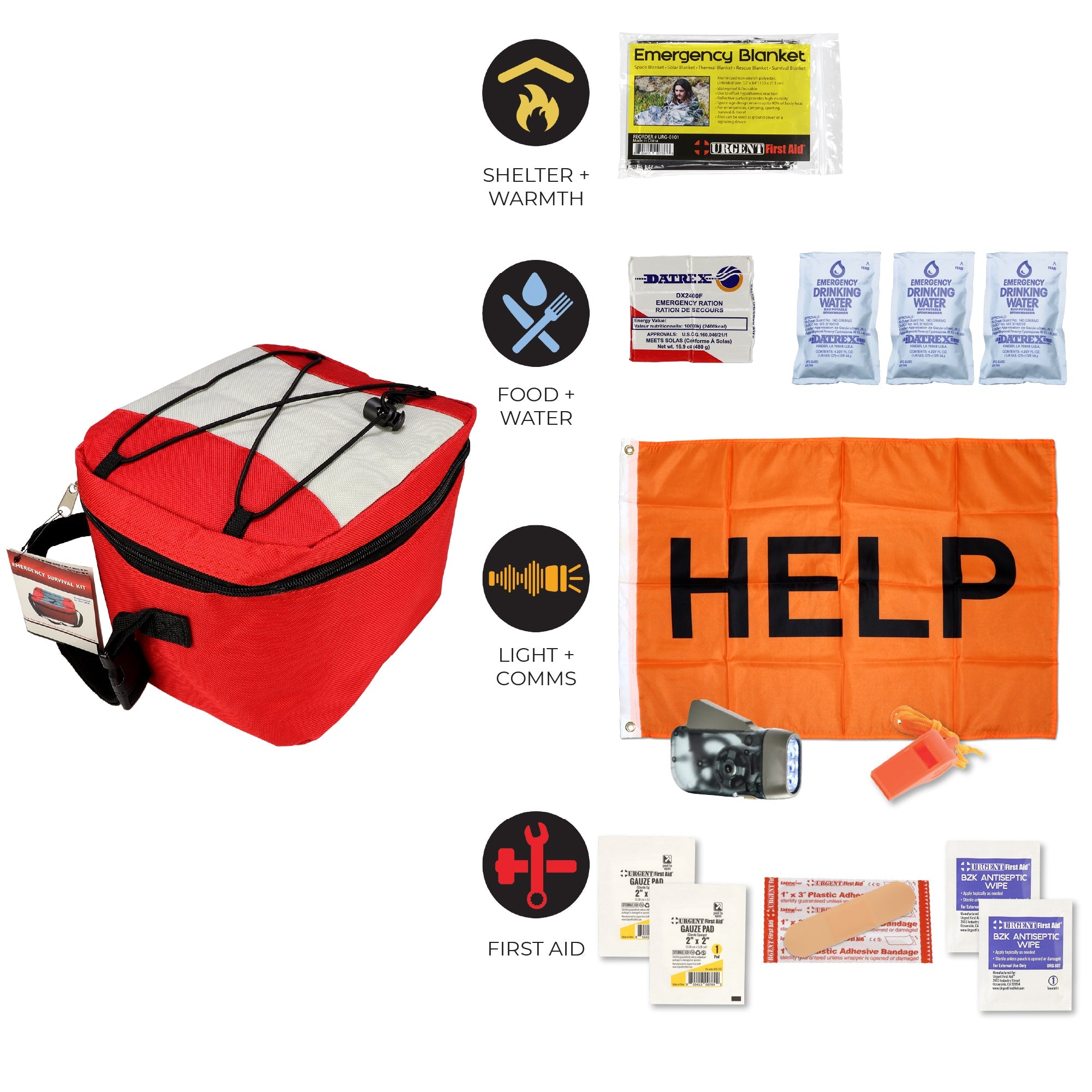 Emergency Commuter Kit | Go Bag For Your Car - OVERLANDERS Outfitter