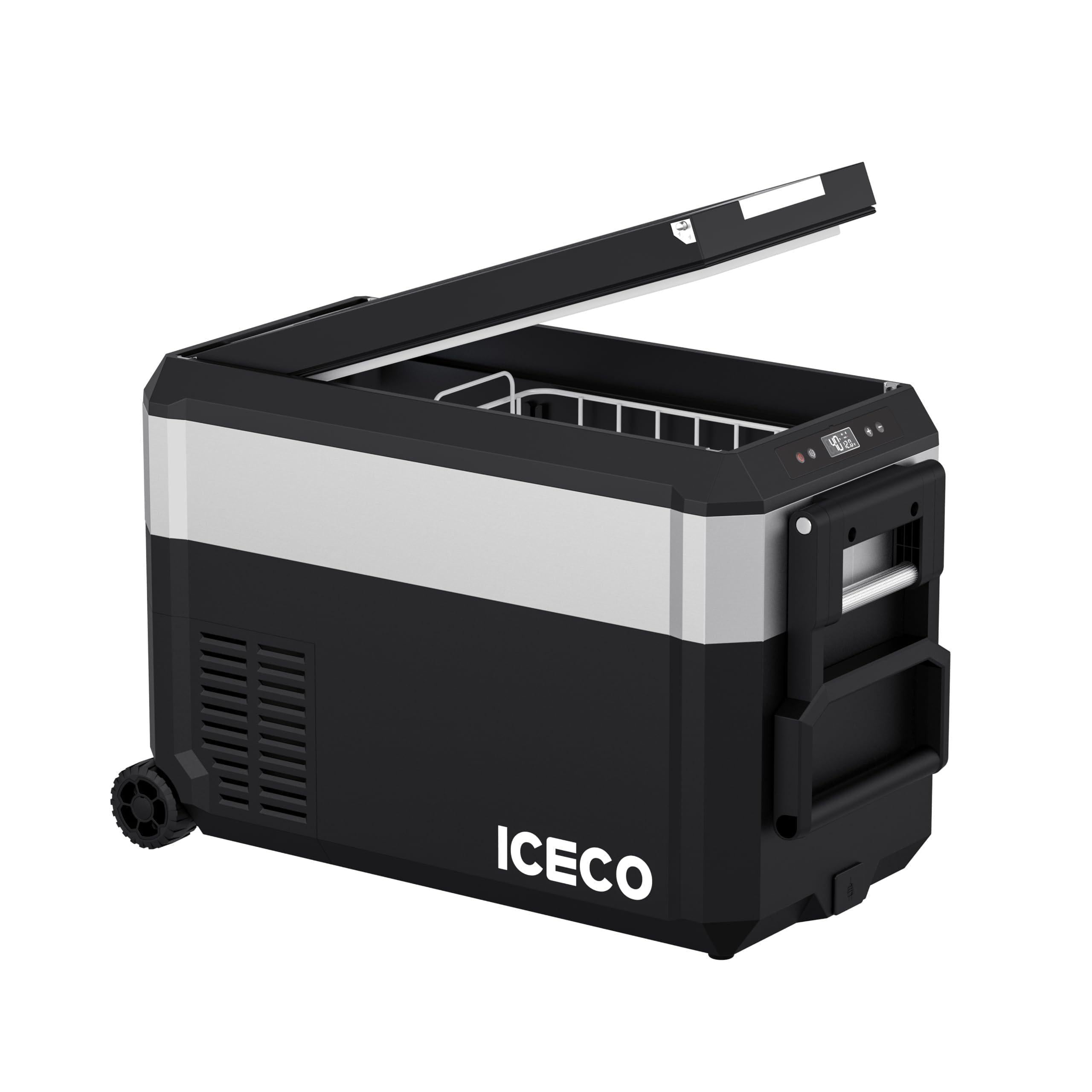 JP40 PRO Single Zone Portable Freezer With Cover - Silver | ICECO | 40 LT - We The Collective
