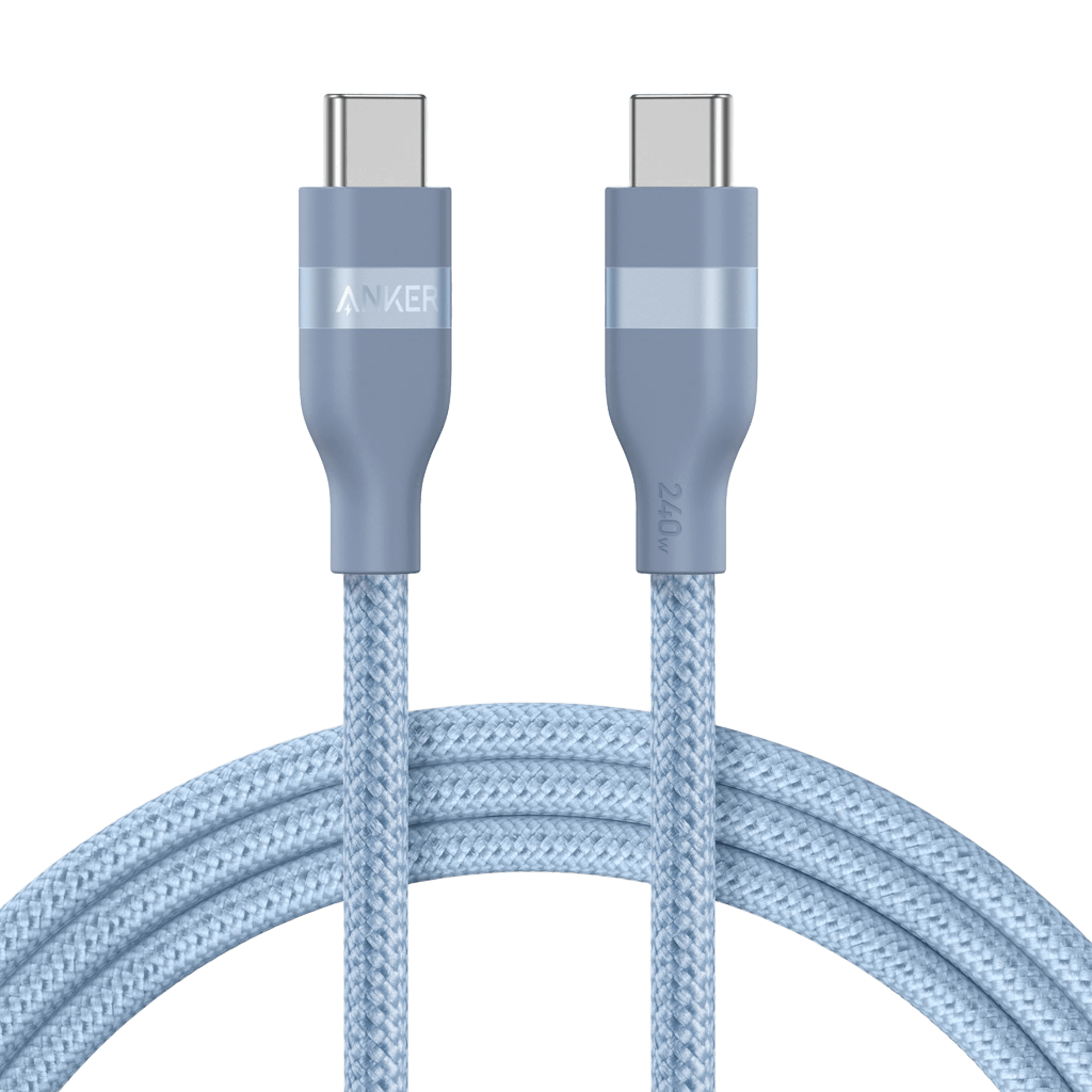 Anker USB-C to USB-C Cable (3 ft / 6 ft, 240W, Upcycled-Braided) - We The Collective