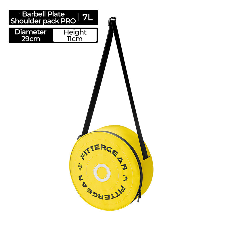 Bean's Moto Booth barbell-shaped gym bag designed for motorcycle bags, featuring a sleek, durable design with ample storage space.