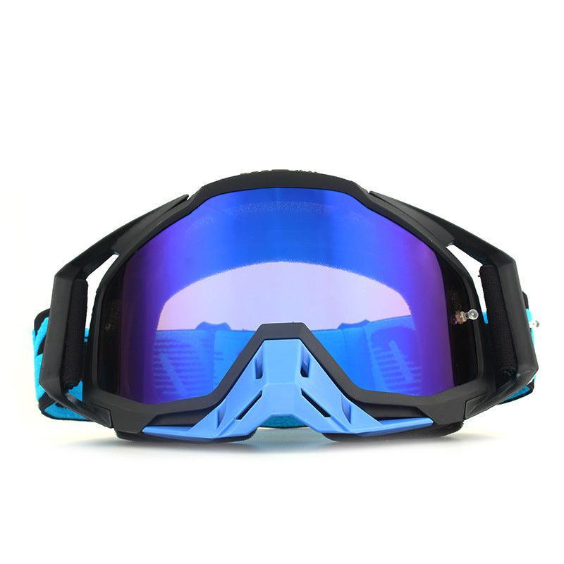 Bean's Moto Booth 100%™ off-road motorcycle goggles with clear lenses and adjustable strap for motocross riding.