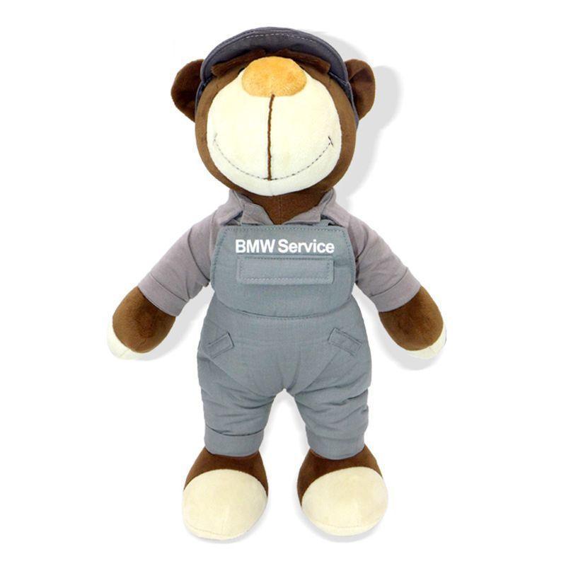 Decor motorcycle buddy helmet bear figurine by Bean's Moto Booth, featuring a detailed bear wearing a motorcycle helmet.