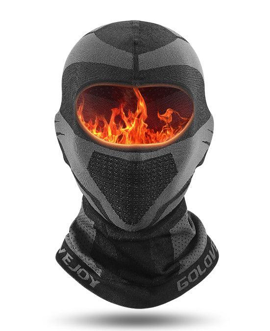 Bean's Moto Booth winter windproof thickened motorcycle balaclava, full face coverage, designed for cold weather motorcycle riding.