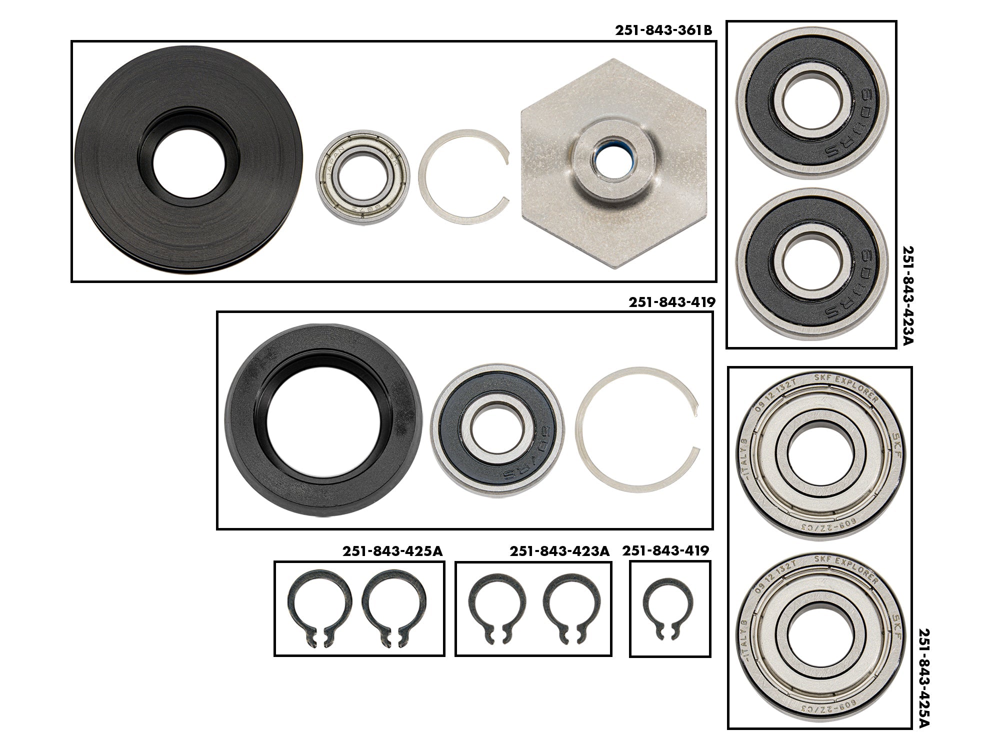 Sliding Door Roller Bearing Replacement Bundle [Vanagon] - OVERLANDERS Outfitter