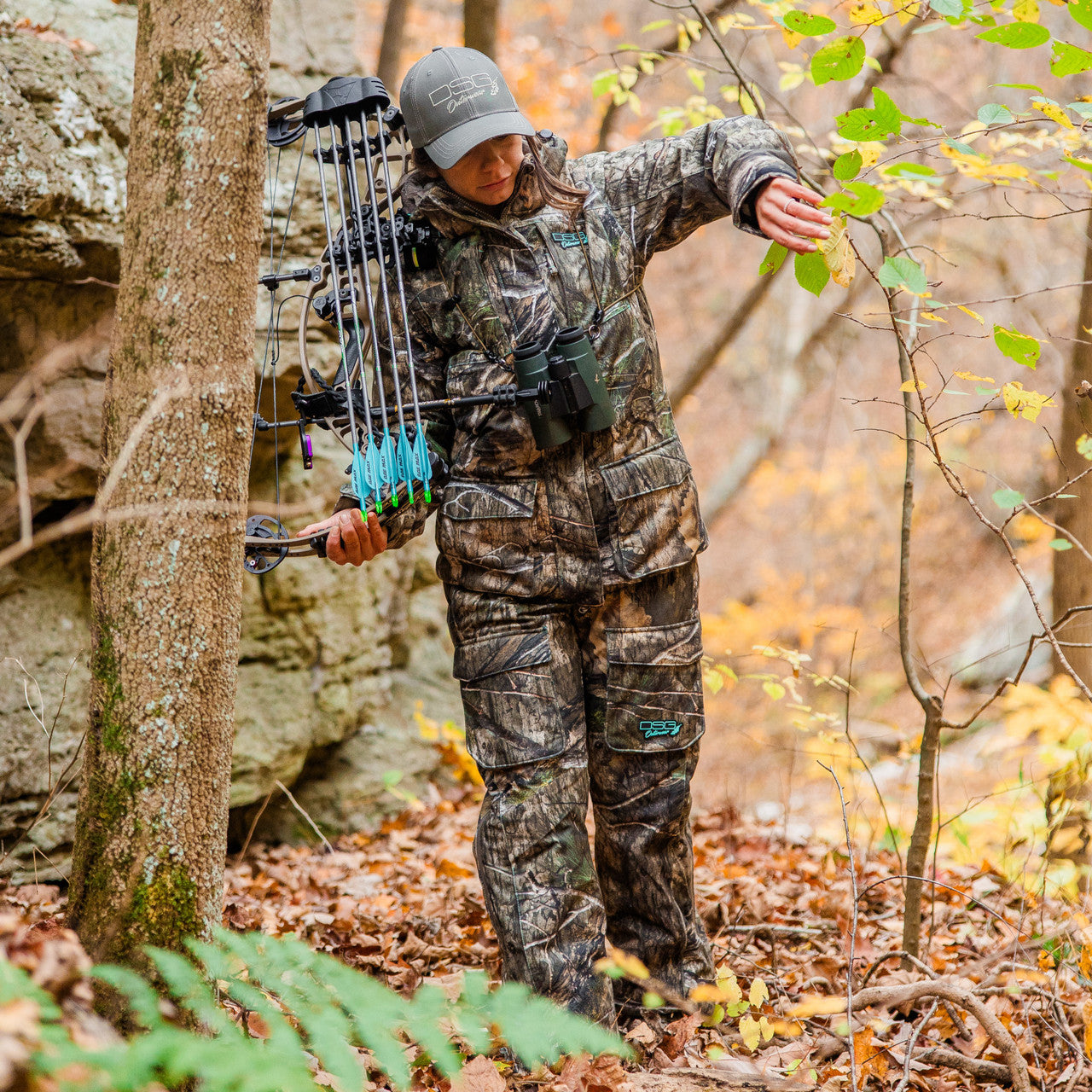 Kylie 5.0 bib and pants by DSG OUTERWEAR, showing waterproof fabric and adjustable straps for outdoor winter wear.