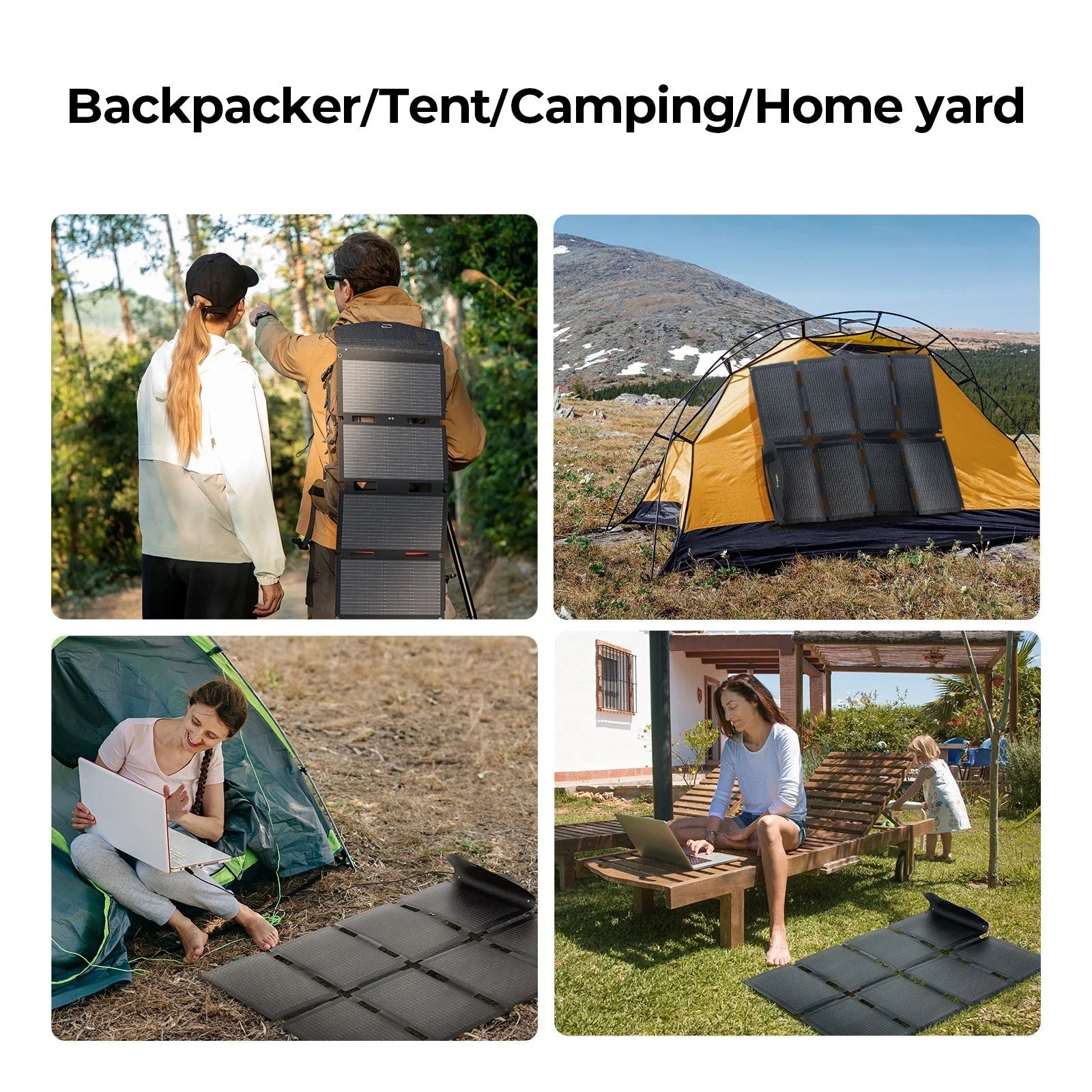 BougeRV 100W N-Type Fiberglass Foldable Portable Solar Panel - We The Collective