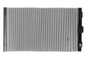 Open retracting sun and privacy shade for Bus, Vanagon, Eurovan by GoWesty, showing its fabric and mounting hardware.