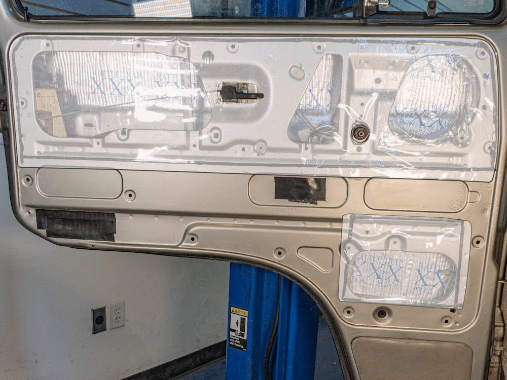 Front Door Panel Moisture Barrier Set [Vanagon] - OVERLANDERS Outfitter