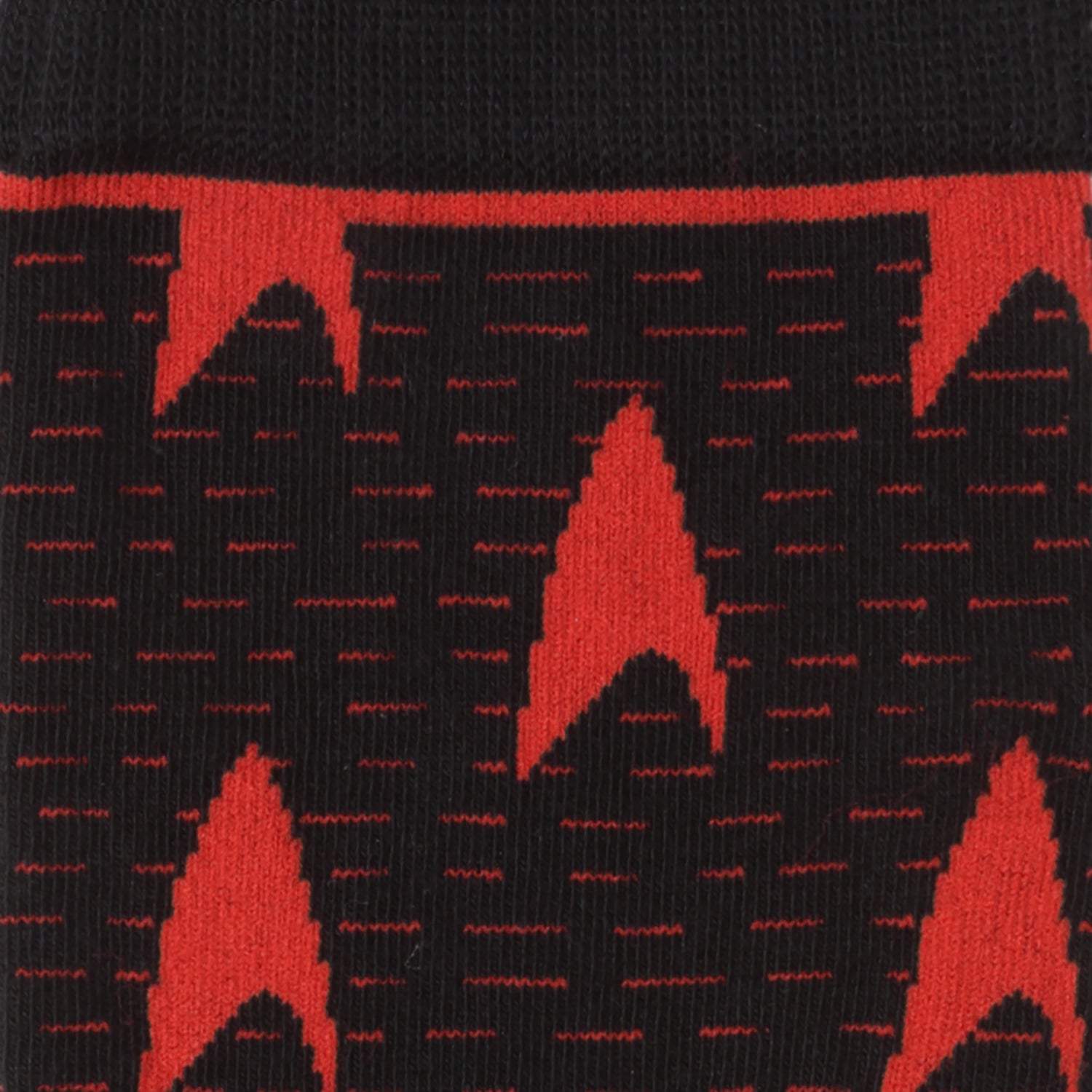 Star Trek Red Delta Shield Black Men's Socks - OVERLANDERS Outfitter