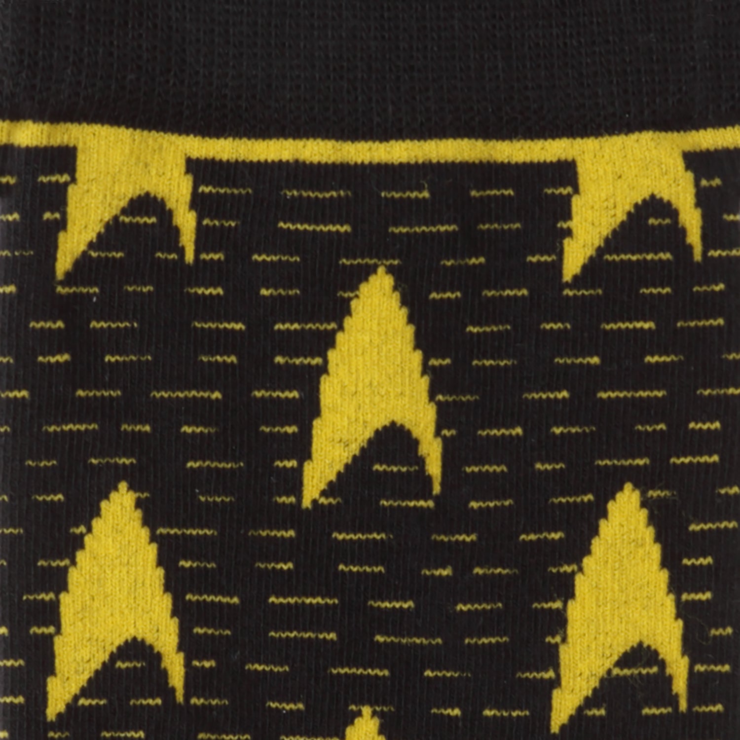Star Trek Yellow Delta Shield Black Men's Socks - OVERLANDERS Outfitter