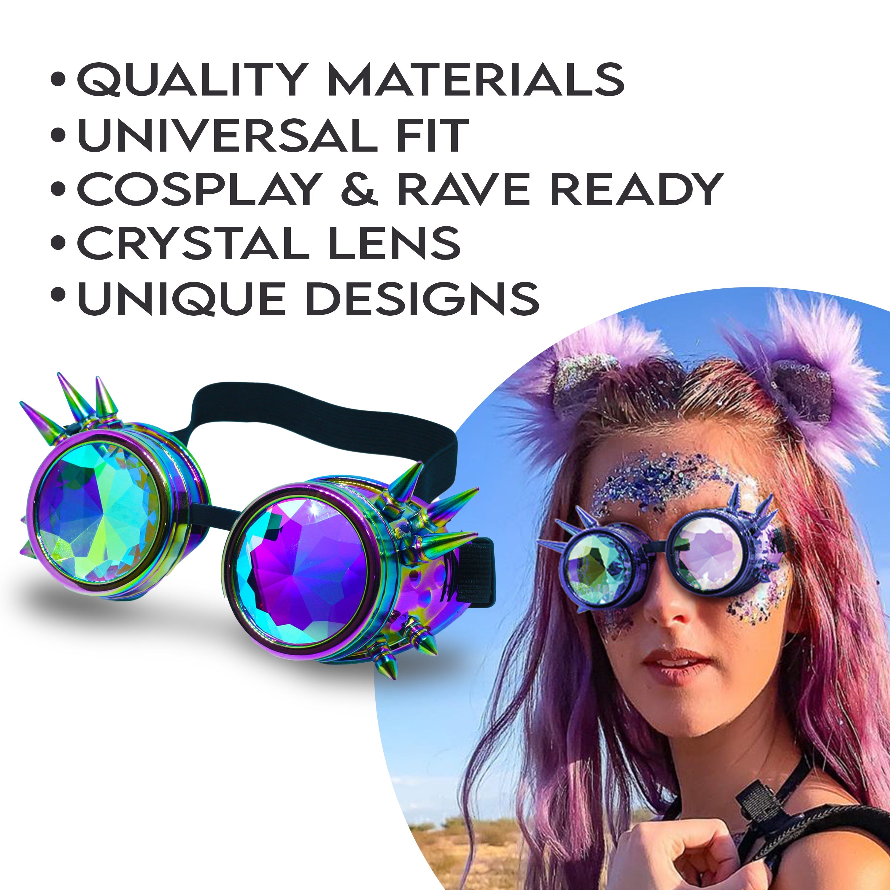Steampunk Goggles and Kaleidoscope Glasses - OVERLANDERS Outfitter